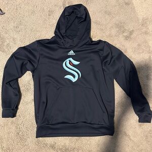 Seattle Krakens Adidas Men’s Breathable Light Weight Hoodie
